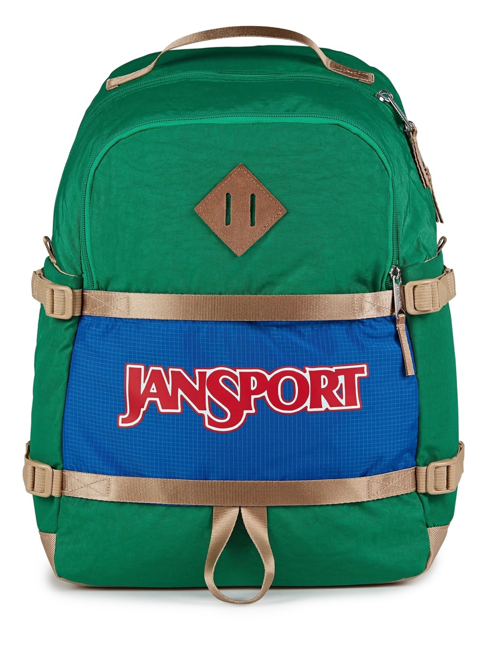 JanSport Backpack Small Seattle Retro Series Jelly Kelly Green Blue